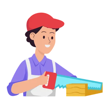 Tradesperson at work